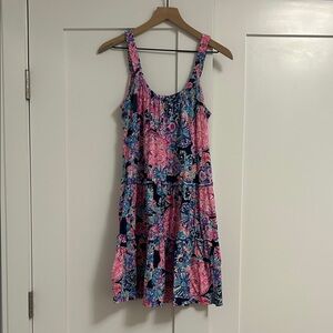 Lilly Pulitzer Pink and Blue Floral Dress